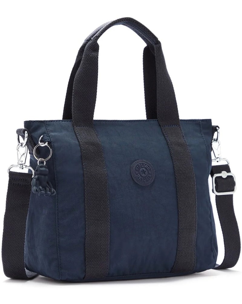 كيبلينغ حقيبة يد نسائية صغيرة أسيني بحزام كتف قابل للإزالة - أزرق - Image 4